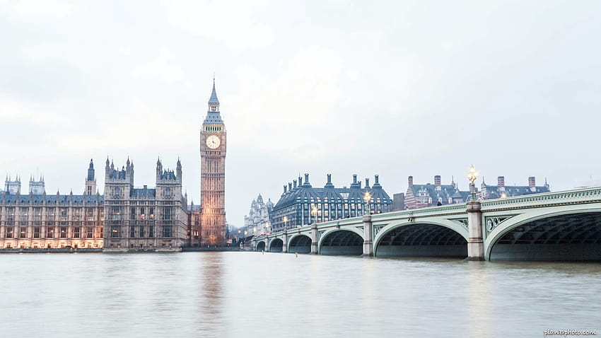 Big Ben and Elizabeth Tower in , London, UK, big ben westminster bridge HD wallpaper