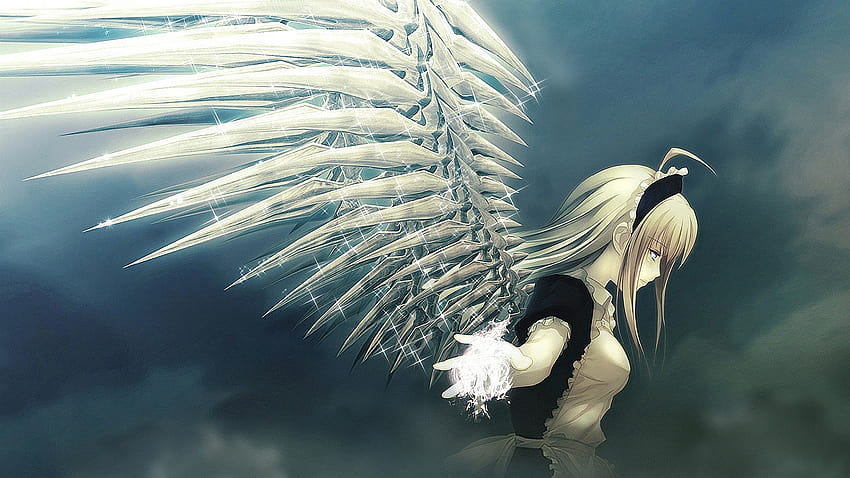 Angel Anime Gekk No Carnevale Girl Wings, girl with wings HD wallpaper ...