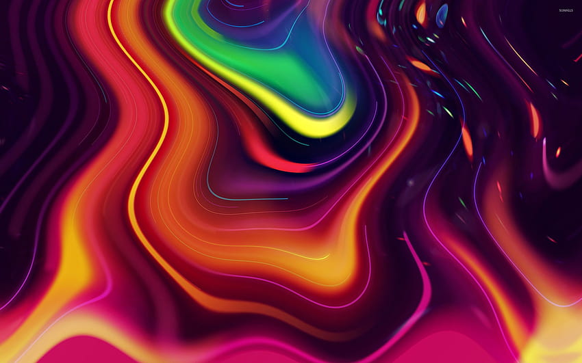 Oil Slick posted by Ethan Anderson, hydro dip HD wallpaper