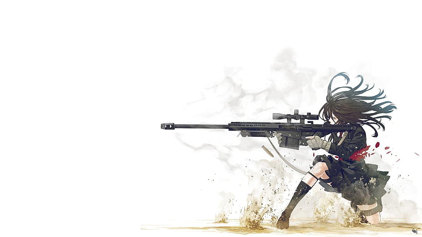 7 Anime Gun, aesthetic gun HD wallpaper