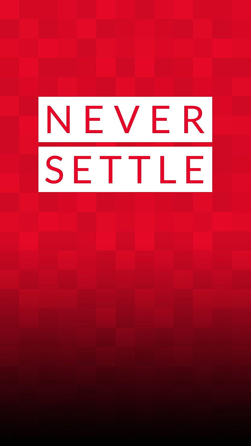 Never Settle iPhone Wallpaper - iPhone Wallpapers