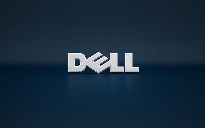Фонове за лого на DELL, тъмно лого на dell HD тапет