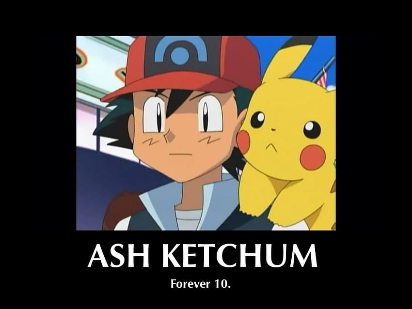 Mème Pokemon drôle : Ash Ketchum, mème Fond d'écran HD