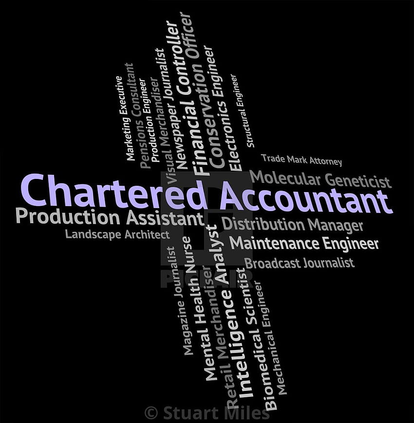 Chartered Accountant zeigt den Ausgleich der Bücher und der Prüfung HD-Handy-Hintergrundbild