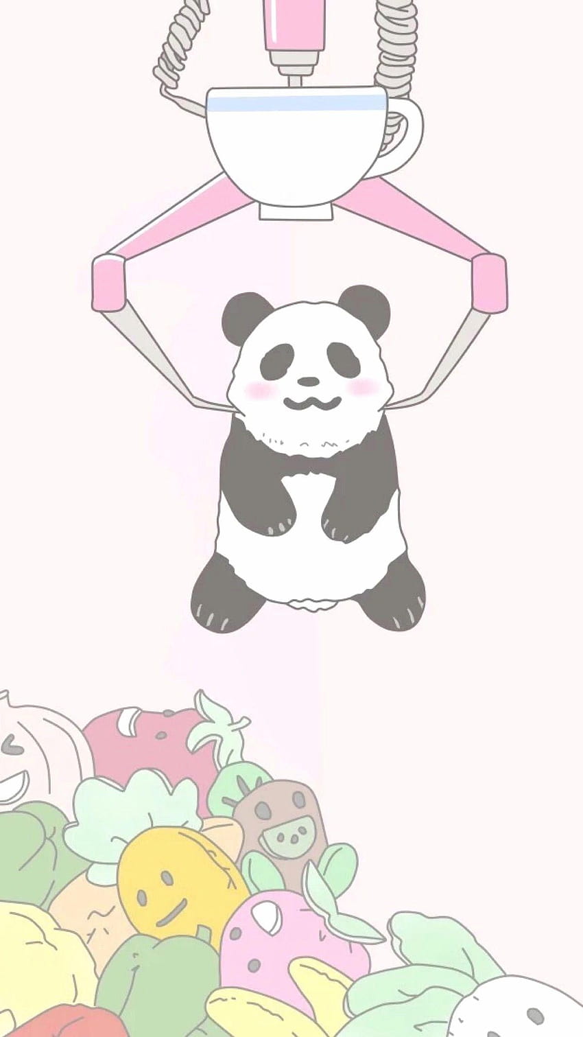 Desenho Panda Fofo Único iPhone X Casal Fofo Panda, casal panda Papel de parede de celular HD