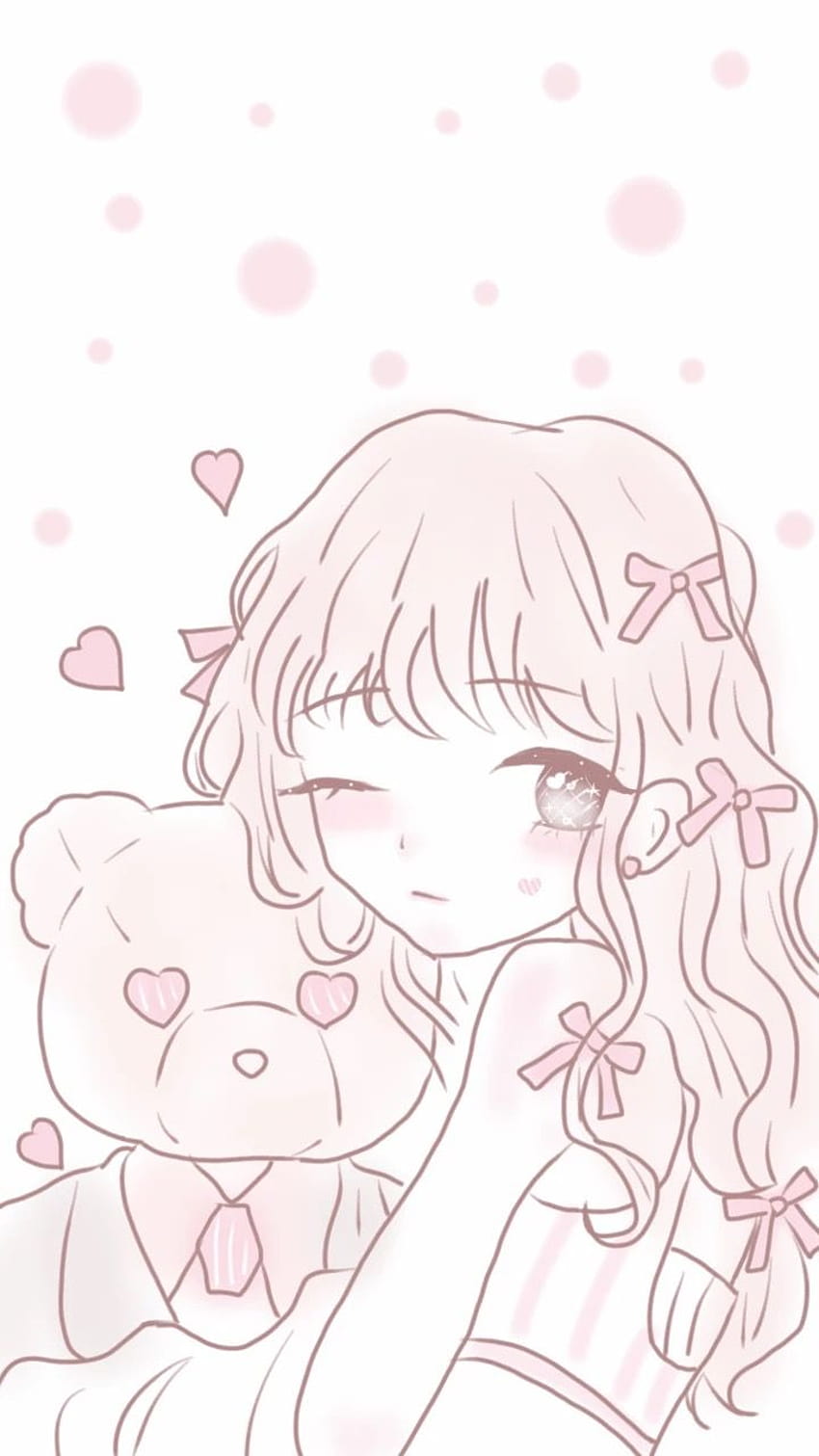 Cute anime , Kawaii drawingspinterest.at, anime girl cute pink HD phone ...