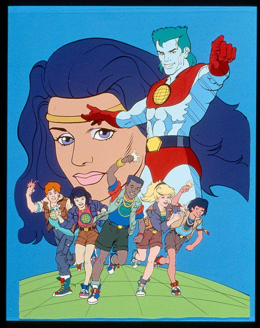 Cartoon : Captain Planet, captain planet and the planeteers HD phone  wallpaper | Pxfuel