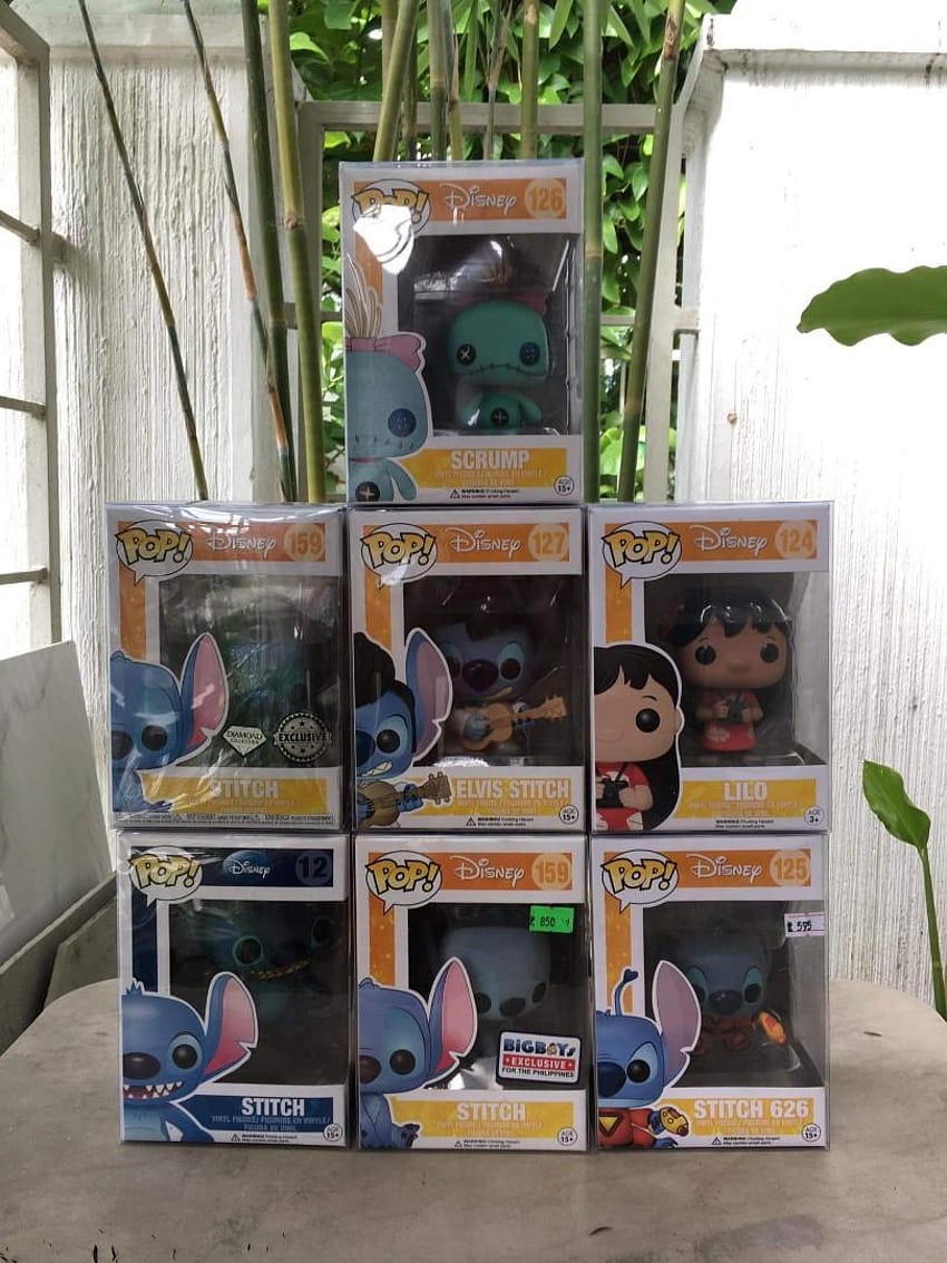 Lilo and Stitch funko pop group buy set, Hobbies & Toys, Toys