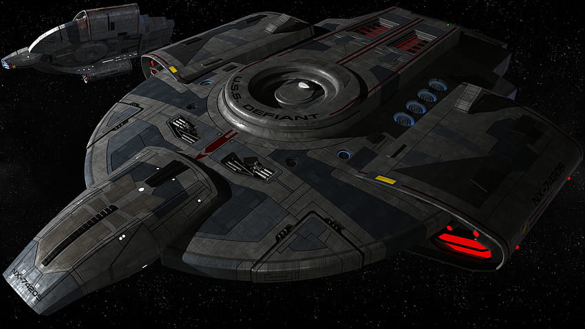 USS Defiant NX HD wallpaper