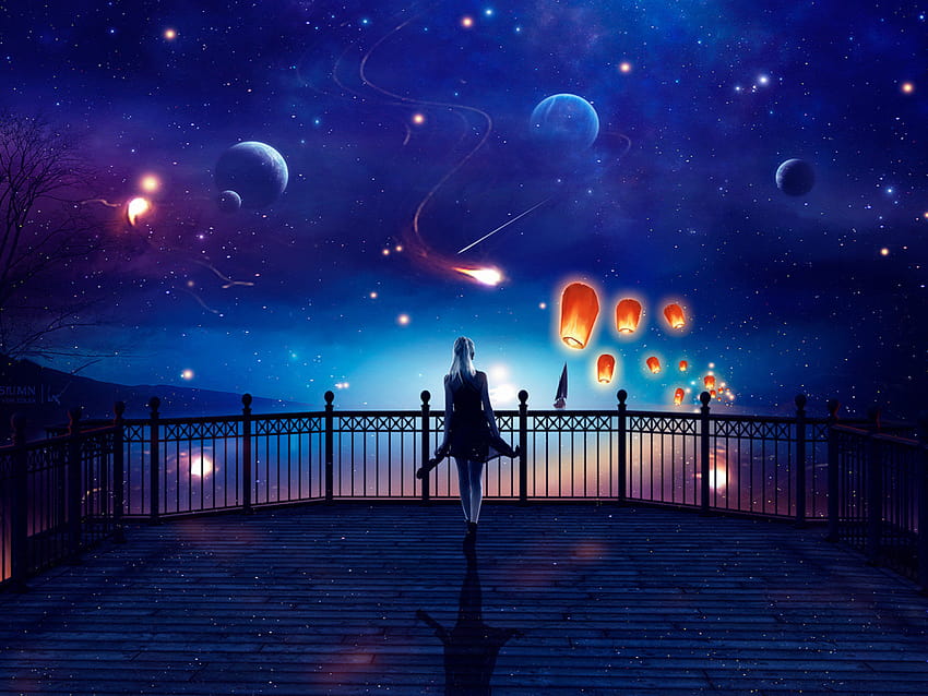 Cool anime space HD wallpapers  Pxfuel