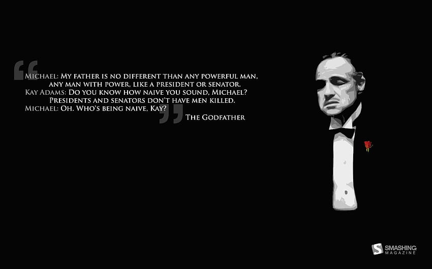 The Godfather, god father HD wallpaper