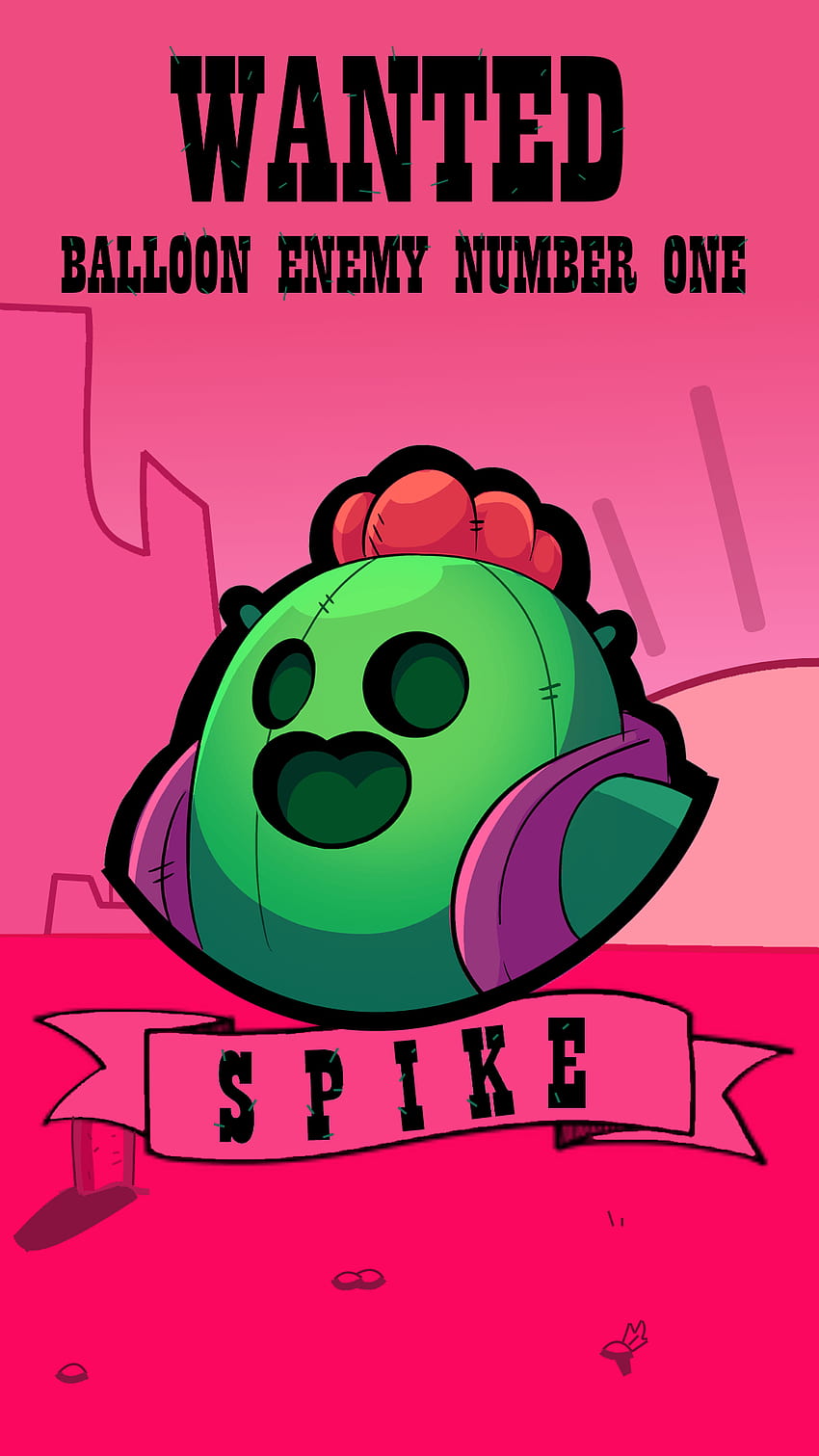 Spike ! : Brawlstars, brawl stars HD phone wallpaper