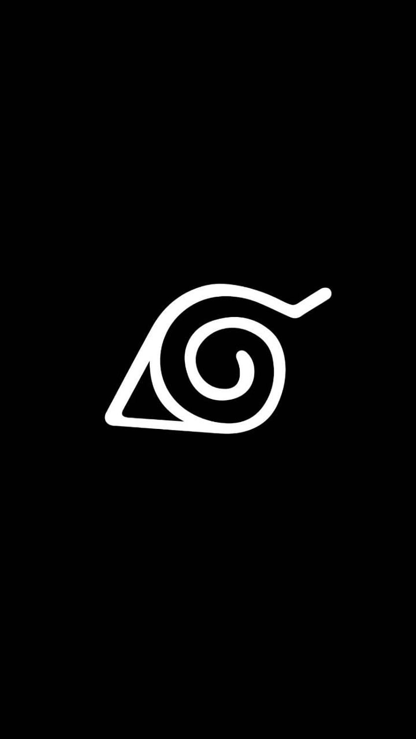 Лого на Konoha, публикувано от Zoey Peltier, лого на konohagakure android HD тапет за телефон
