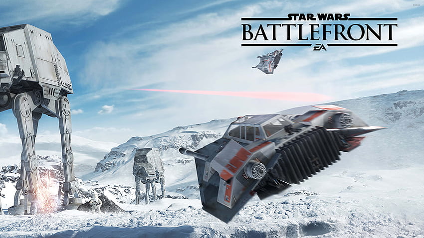 47 snowspeeder flying in Star Wars Battlefront 1366x768 [1366x768] for your , Mobile & Tablet HD wallpaper