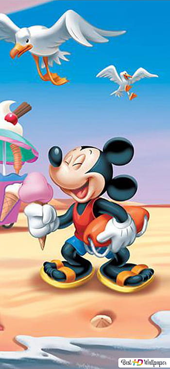 Mickey mouse on the beach HD wallpapers | Pxfuel