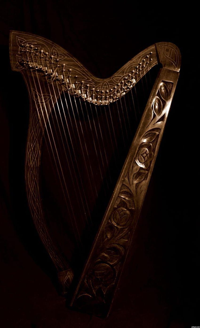 191 best Celtic Harps, irish harp HD phone wallpaper
