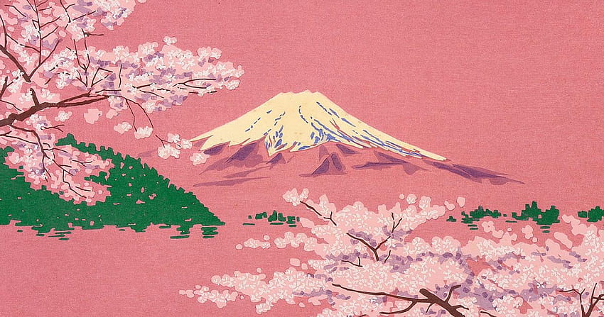 Cherry Blossom Art: 12 Must, Frühlingsblüte gemalt HD-Hintergrundbild