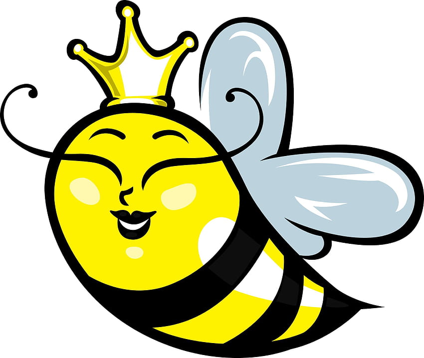De Bumble Bee, desenho de abelha rainha papel de parede HD
