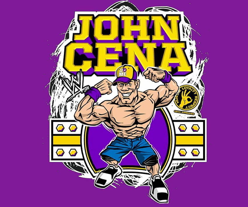 John Cena Cartoon by _Billy_B、ボディービルダーの漫画 高画質の壁紙