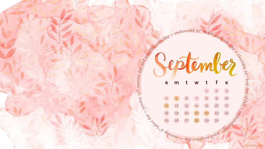 September Calendar, last day of september HD wallpaper