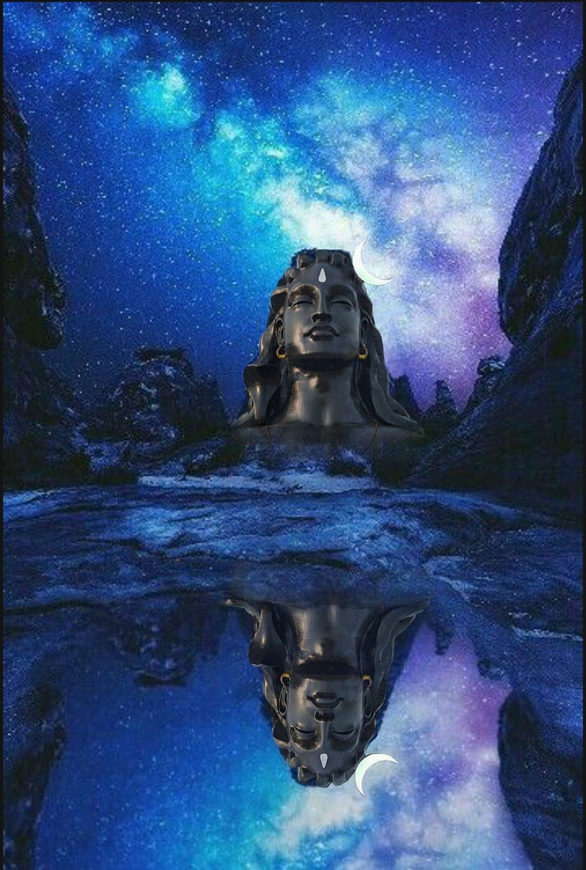 Lord Shiva as adiyogi in creative art painting, adiyogi iphone HD phone  wallpaper | Pxfuel