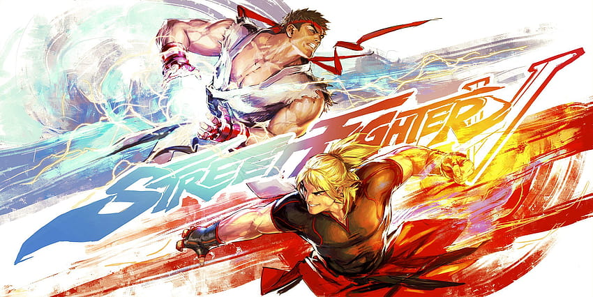 Spiele Street Fighter V Ken, Straßenkämpfer 5 HD-Hintergrundbild