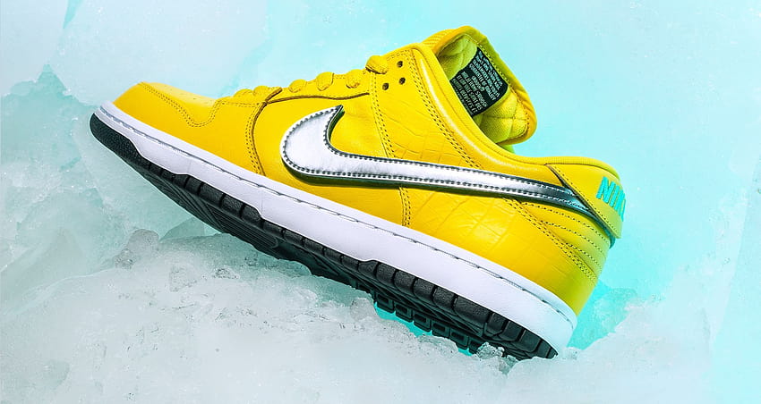 Why Nike SB Dunk Low's 'Canary' Yellow's Reselling for Over $3,000 HD wallpaper