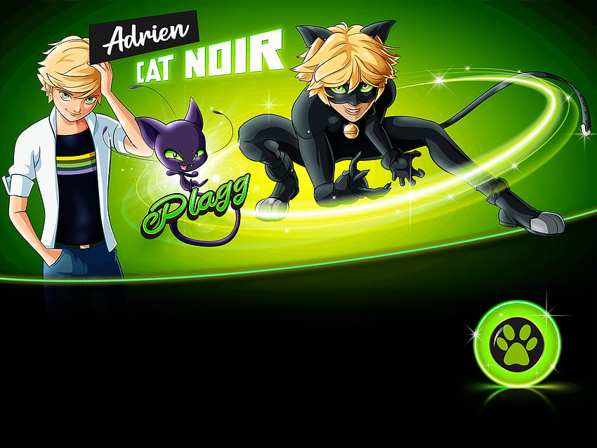 Miraculous Ladybug new with super heroes and kwamis, plagg and tikki HD wallpaper