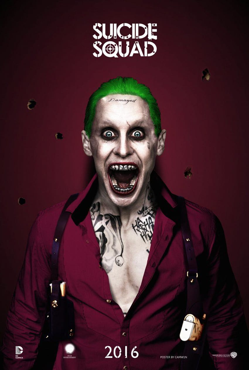 Joker Suicide Squad on Dog, suicide squad joker iphone HD phone wallpaper