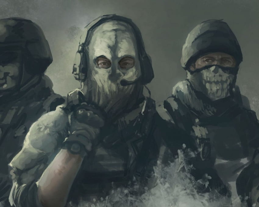 3840x2160 Call of duty Ghosts Art Ultra [3840x2160] for your , Mobile & Tablet, warzone ghost HD wallpaper