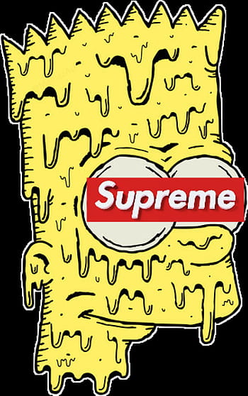 Bart Simpson Supreme x Louis Vuitton, Supreme Drip HD telefon duvar ...