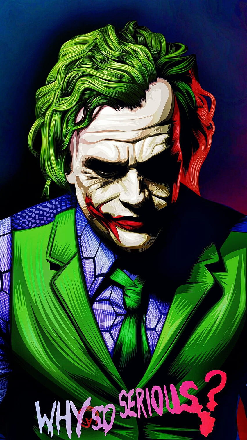 Colorful Full Joker, green joker HD phone wallpaper