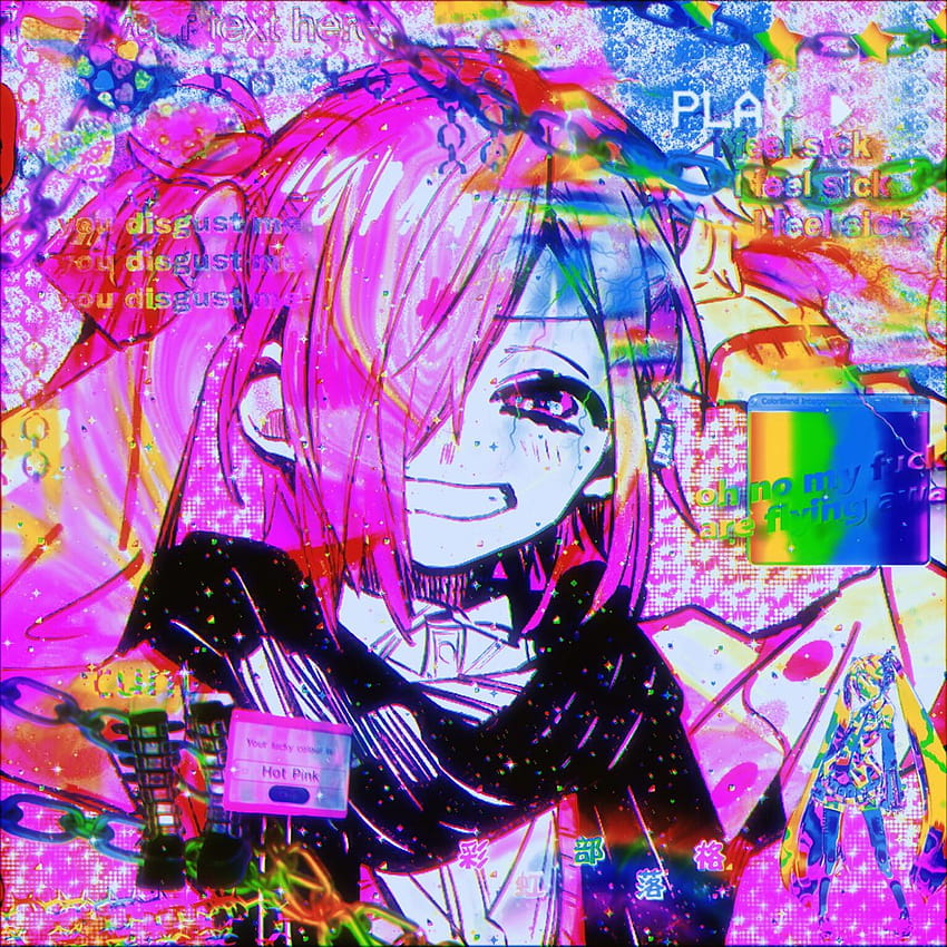 mitsuba pfp, grunge anime pfp Fond d'écran de téléphone HD