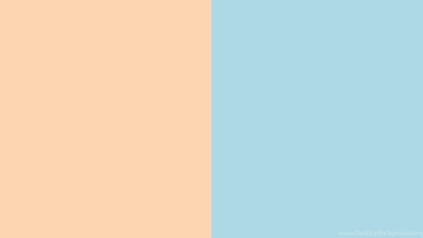 2560x1440 jasny morelowy jasnoniebieski dwa kolory tła.jpg Tła, dwa kolory Tapeta HD