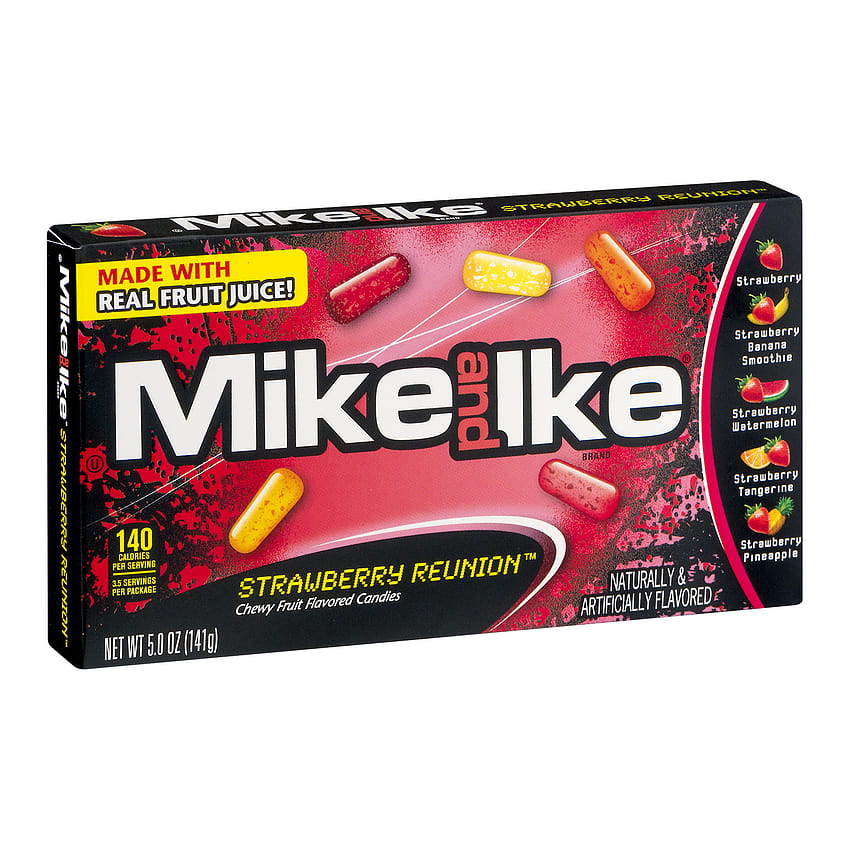Mike and Ike Strawberry Reunion Chewy Candies, 5 Oz. HD phone wallpaper