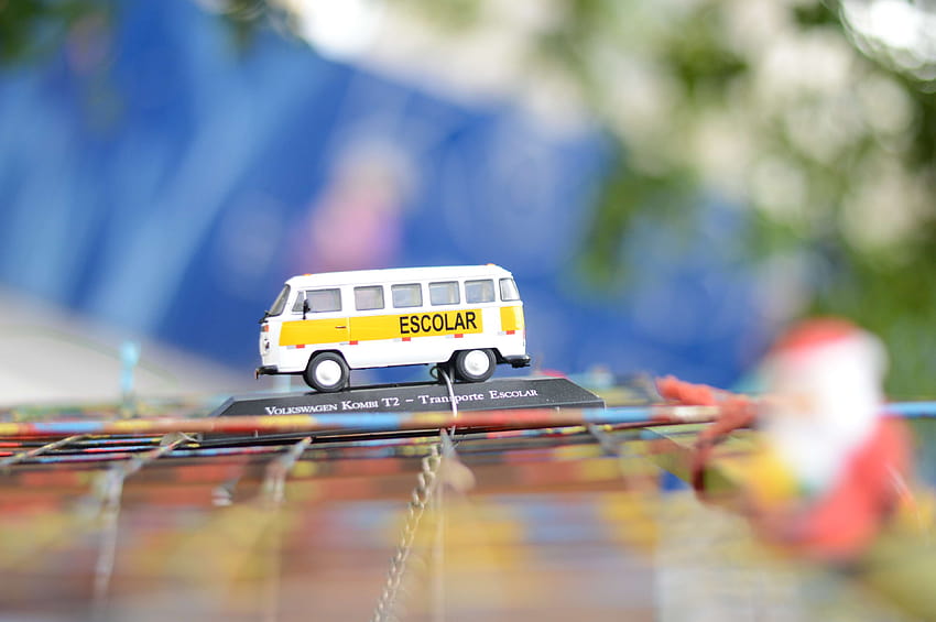 miniature toy , Backgrounds, miniature summer van car HD wallpaper