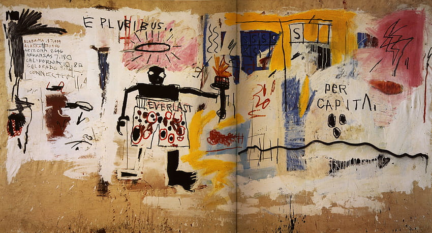 Basquiat Artworks, Jean Michel Basquiat papel de parede HD