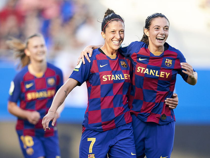 Barcelona Femeni uderzyła dziewięć przeciwko CD Taconowi z Realu Madryt, aitana bonmati Tapeta HD
