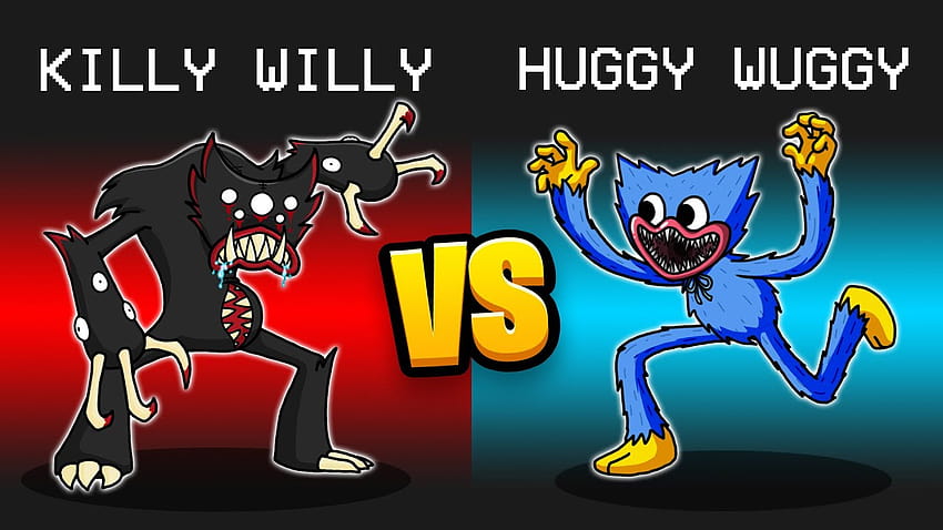 KILLY WILLY vs. HUGGY WUGGY Mod in Among Us... 高画質の壁紙