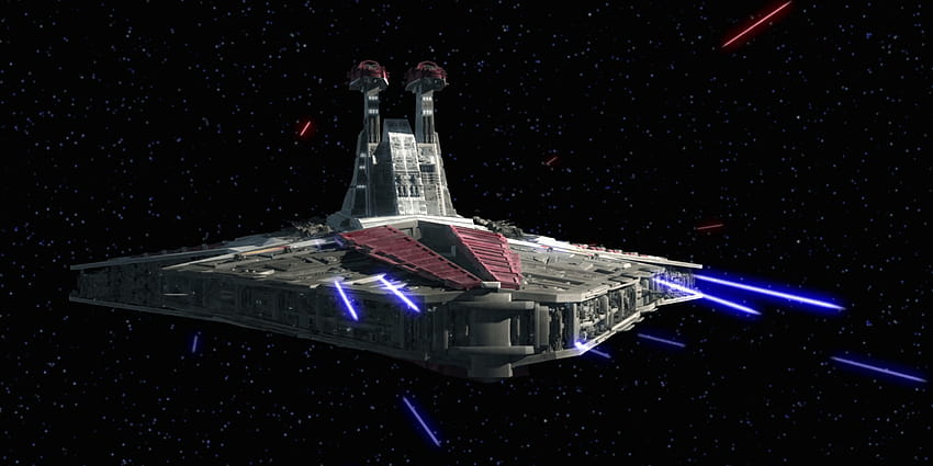Le navi di Star Wars, cacciatorpediniere di classe Venator Sfondo HD