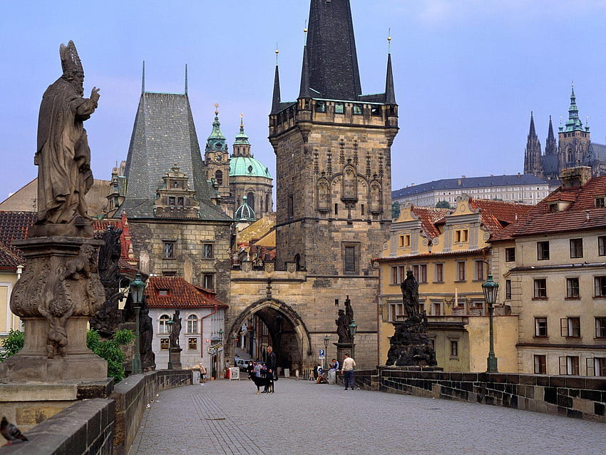 Wilayah bersejarah Praga di Warsawa, ibu kota Polandia Wallpaper HD