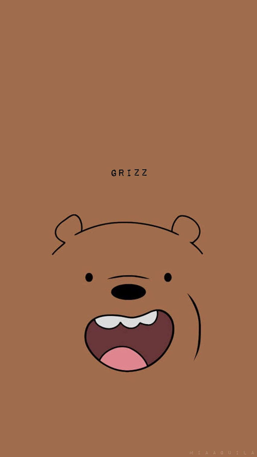 Cartoon Cute Bear, orso coreano Sfondo del telefono HD