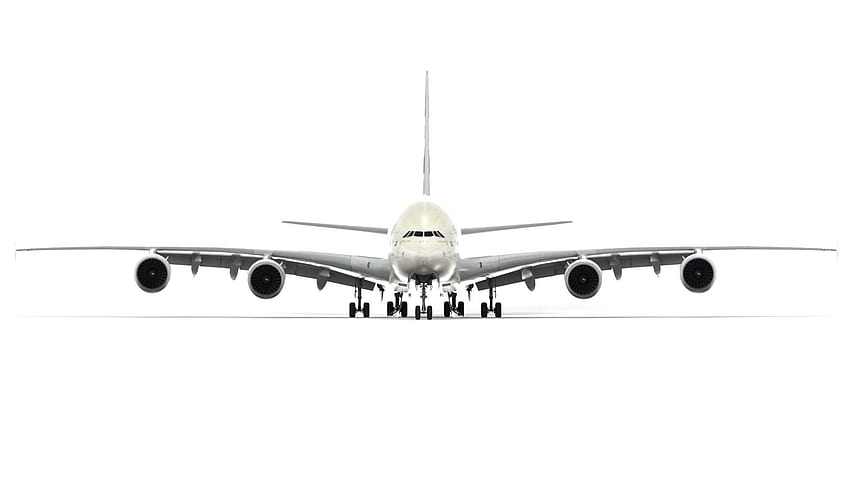 Modelo 3D da Saudi Arabian Airlines A380, avião da Arábia Saudita papel de parede HD