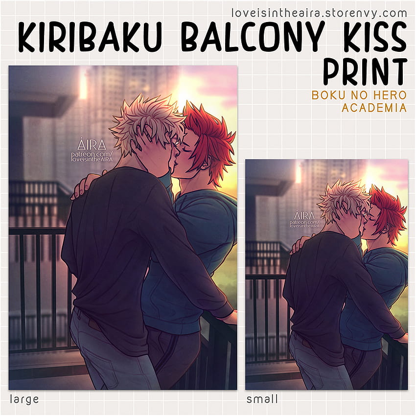 Kiribaku Balcony Kiss Hd Phone Wallpaper Pxfuel 