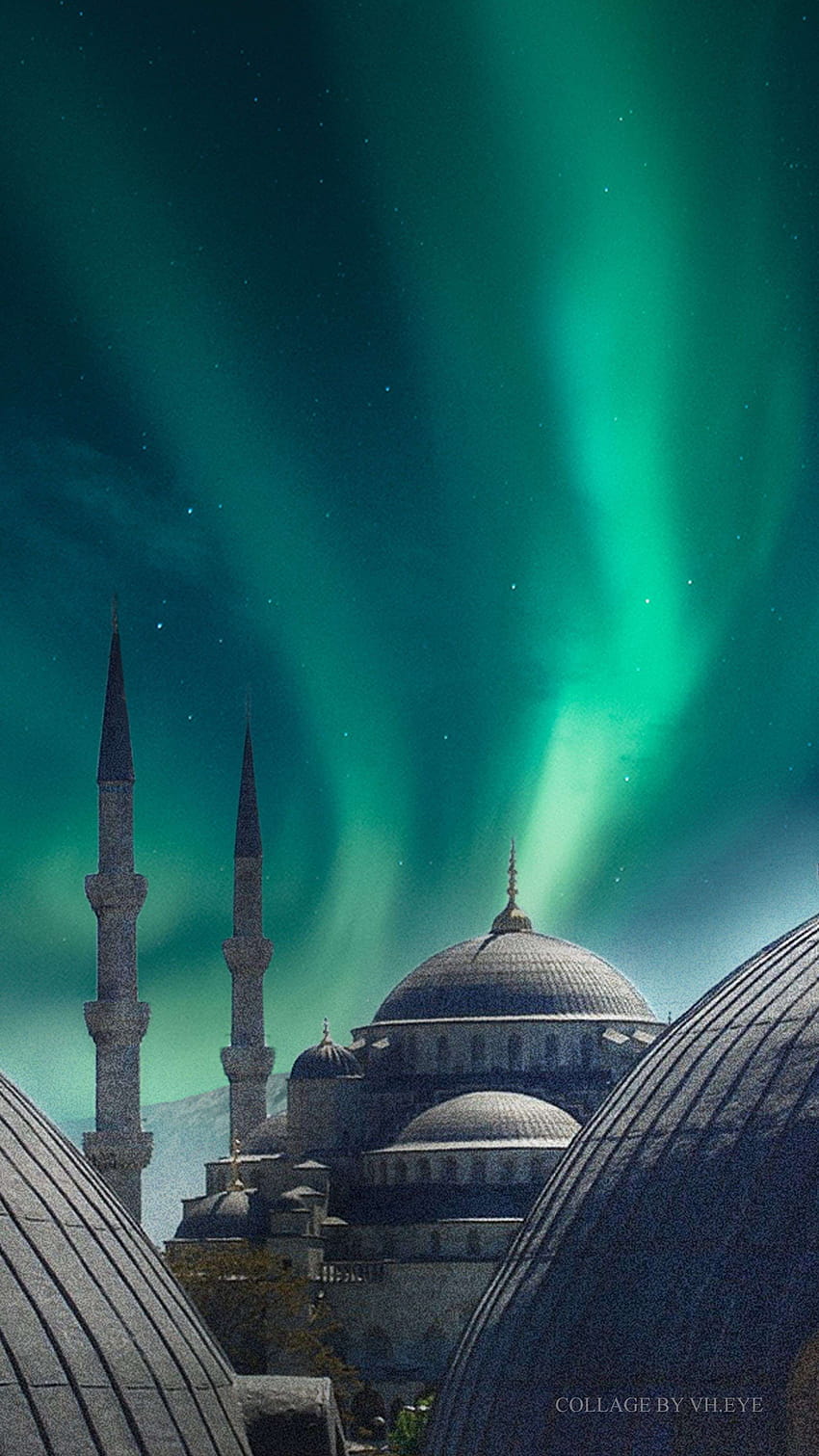 La plus belle mosquée d'Iphone, la mosquée bleue Fond d'écran de téléphone HD