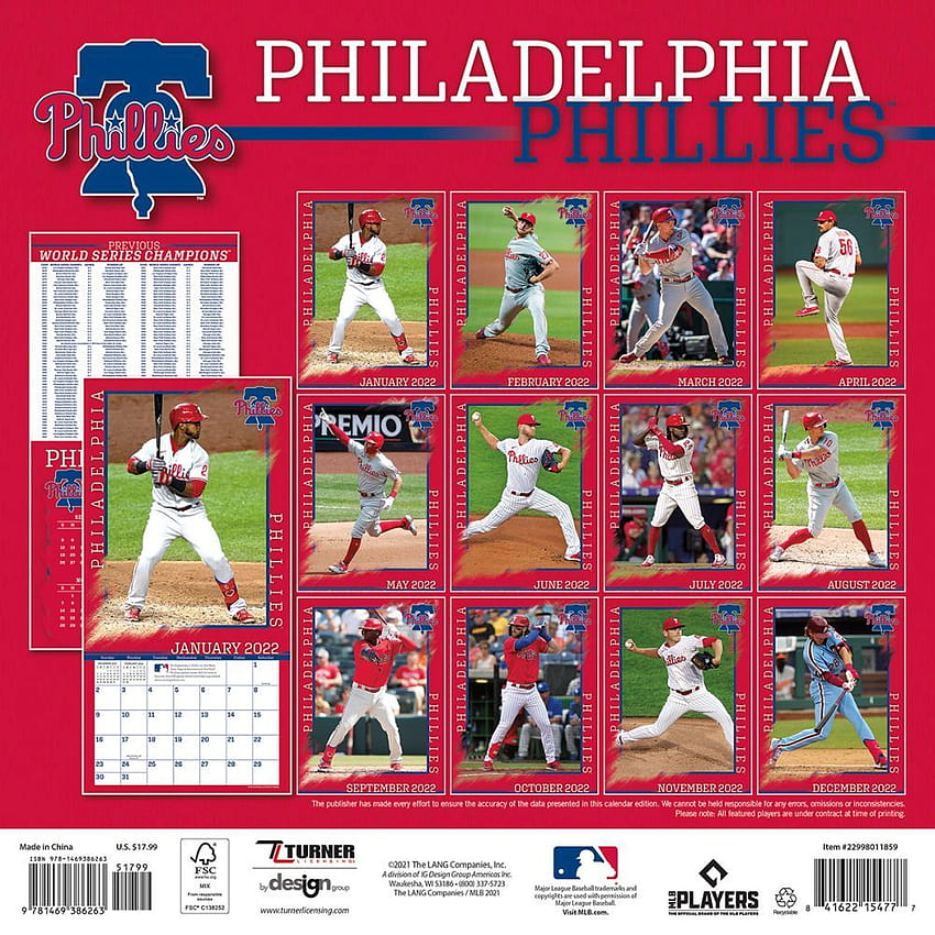 Phillies Wall Calendar 2020 atelieryuwa.ciao.jp