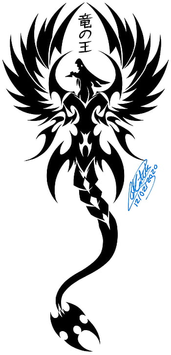 MEDIA] Dragon King Acnologia, inspired by Natsu's Fire Dragon King tattoo.  Draft for my own tattoo compilation of the stories I write, acnologia dragon  HD phone wallpaper | Pxfuel