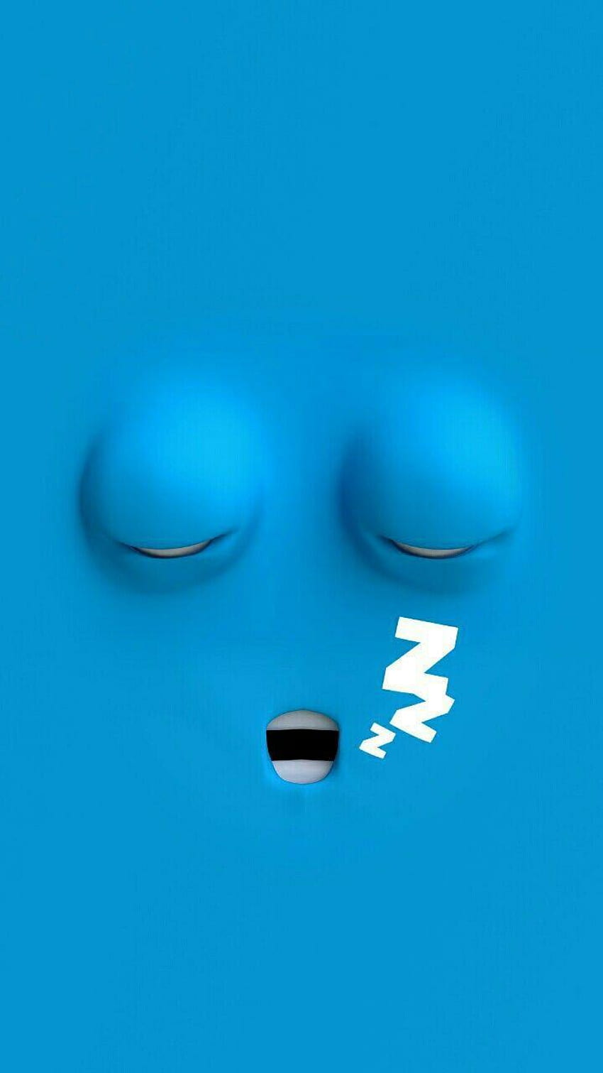 Funny Emoji [] for Android, blue emoji HD phone wallpaper