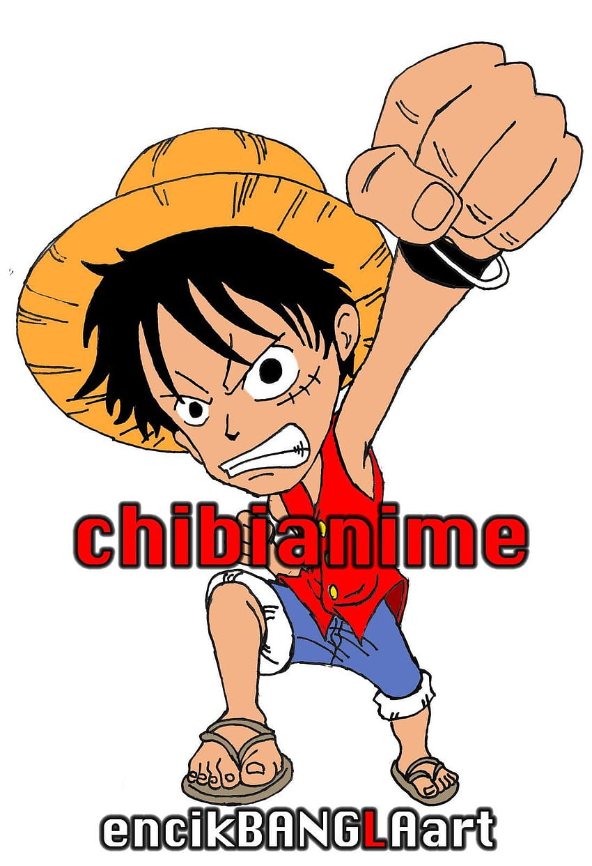 chibi anime : File 001= One Piece; Monkey D. Luffy; Gum Gum, luffy chibi HD phone wallpaper