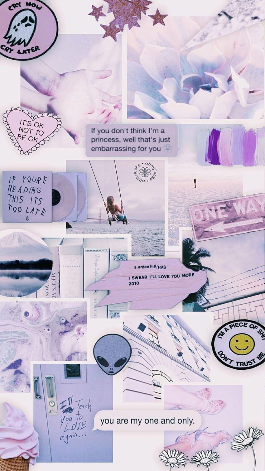 √ Soft Purple Aesthetic, estetika lembut ungu wallpaper ponsel HD